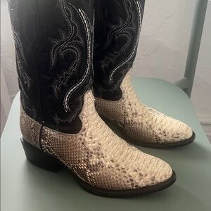 J.B.Dillion Python Snake Skin Boots women’s/mens